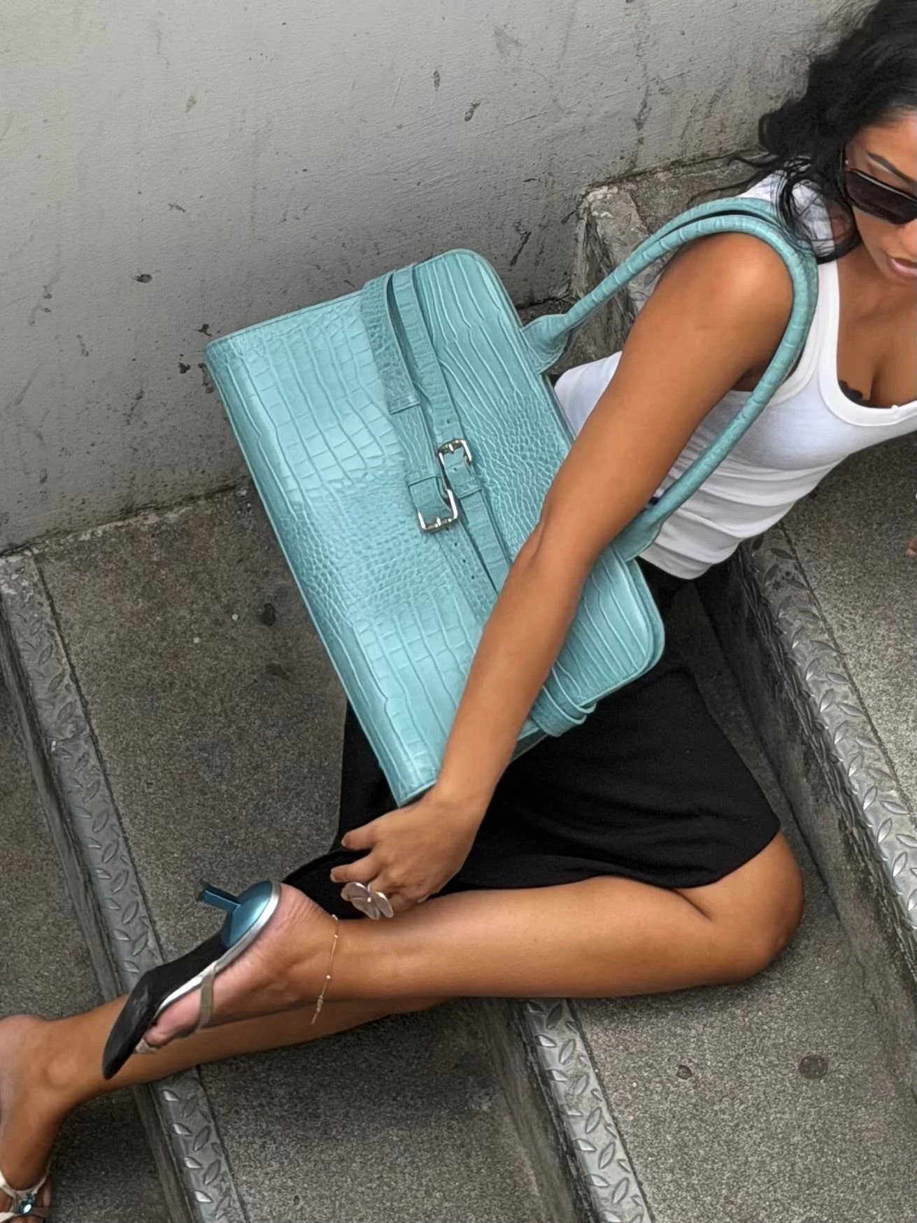 365 Bag Aquamarine Croc — Limited Edition (PRE-ORDER) - Image 7