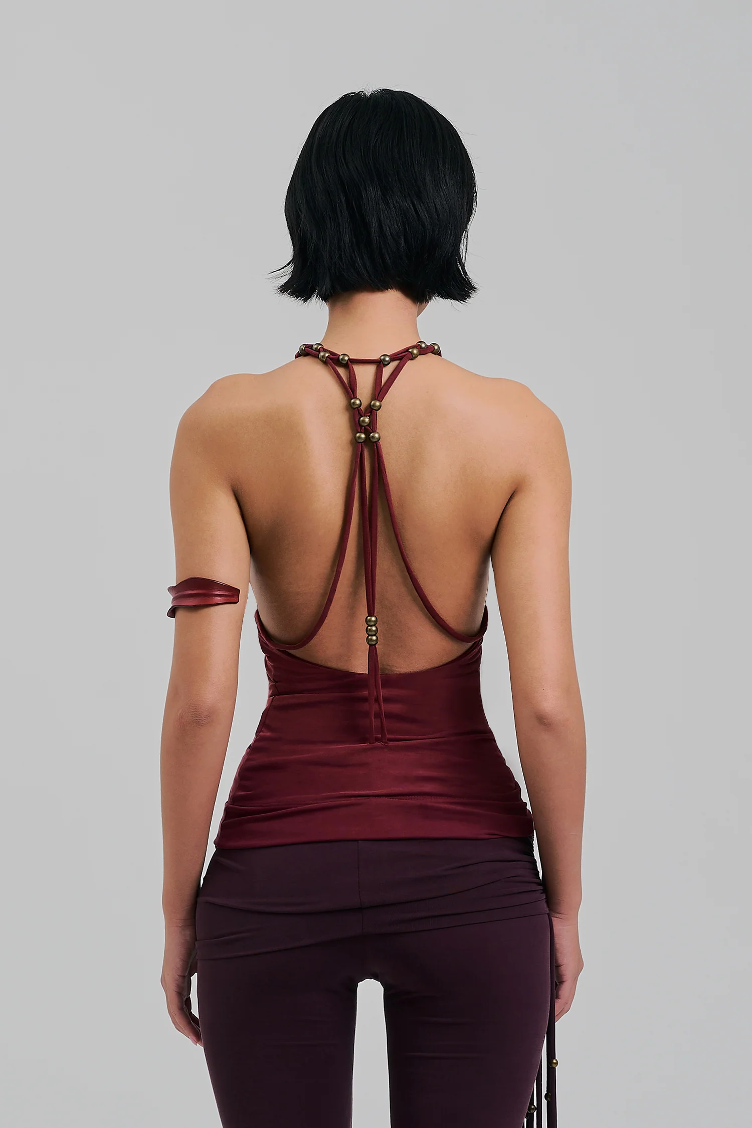 AMULET TOP MAROON