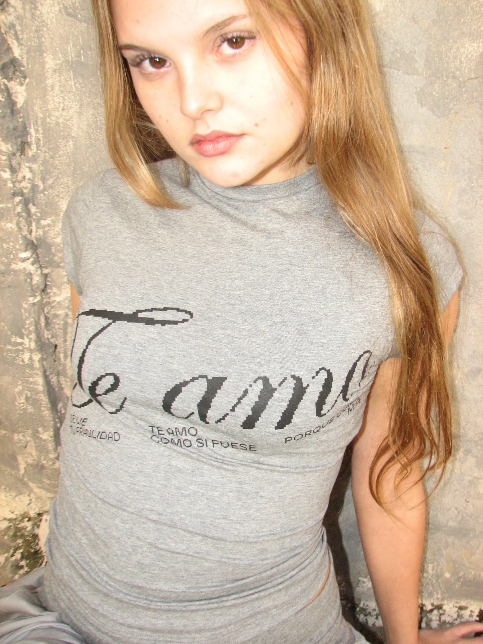 BABY TEE TE AMO - GREY - Image 10