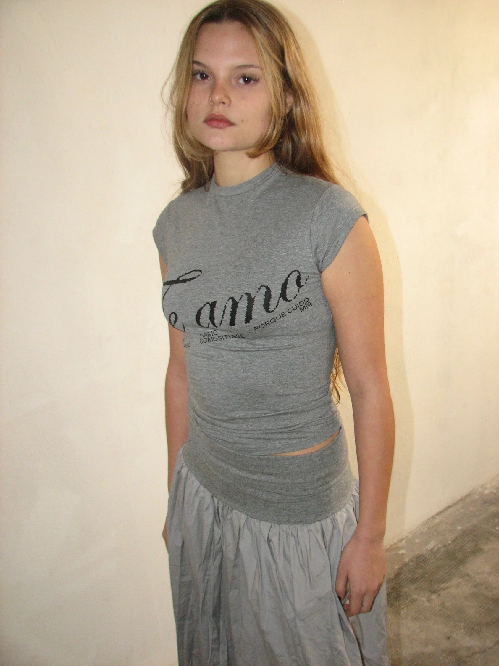 BABY TEE TE AMO - GREY - Image 11