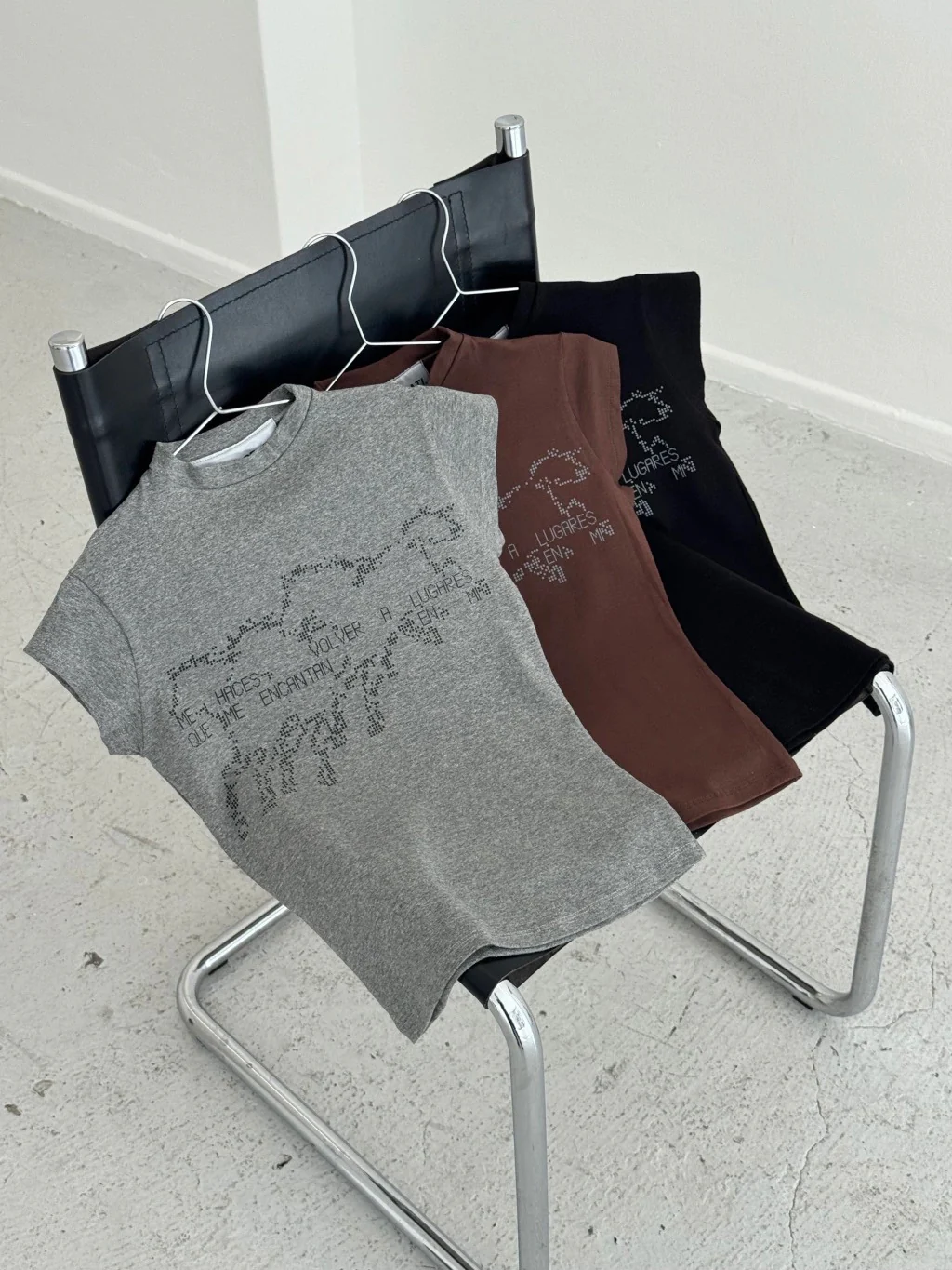 BABY TEE VOLVER - GREY - Image 3
