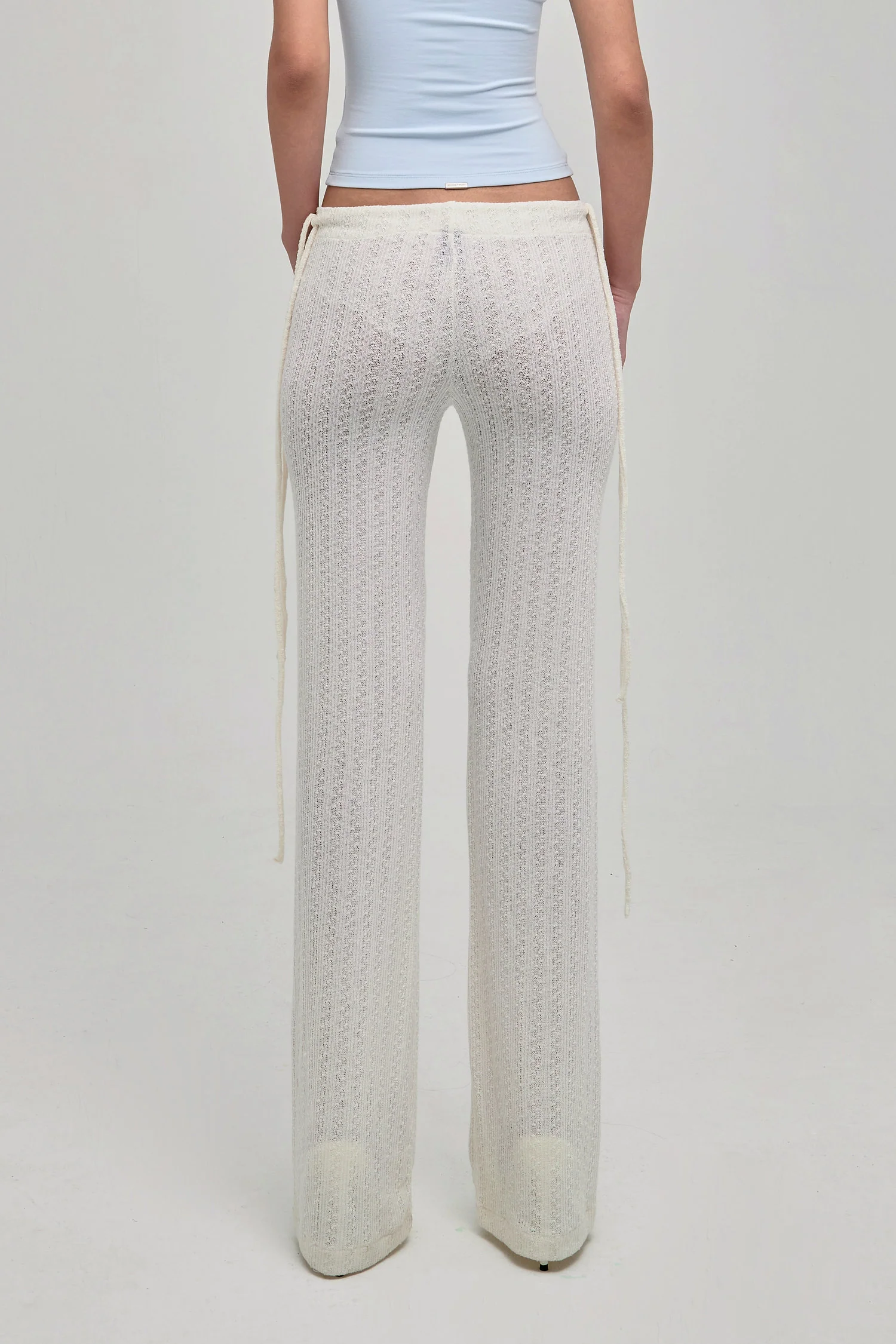 DAZED KNIT PANTS CREAM - Image 3