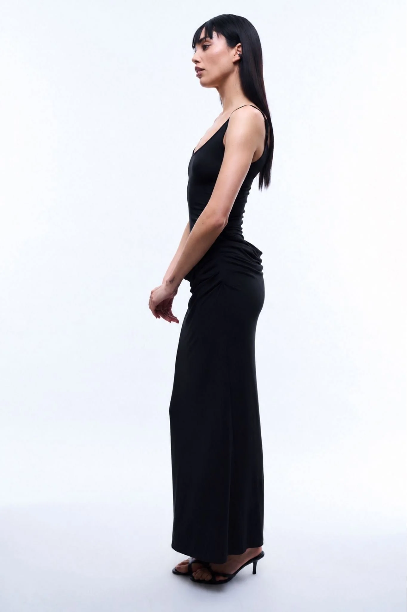 FULL MOON DRESS IN BLACK - Image 3