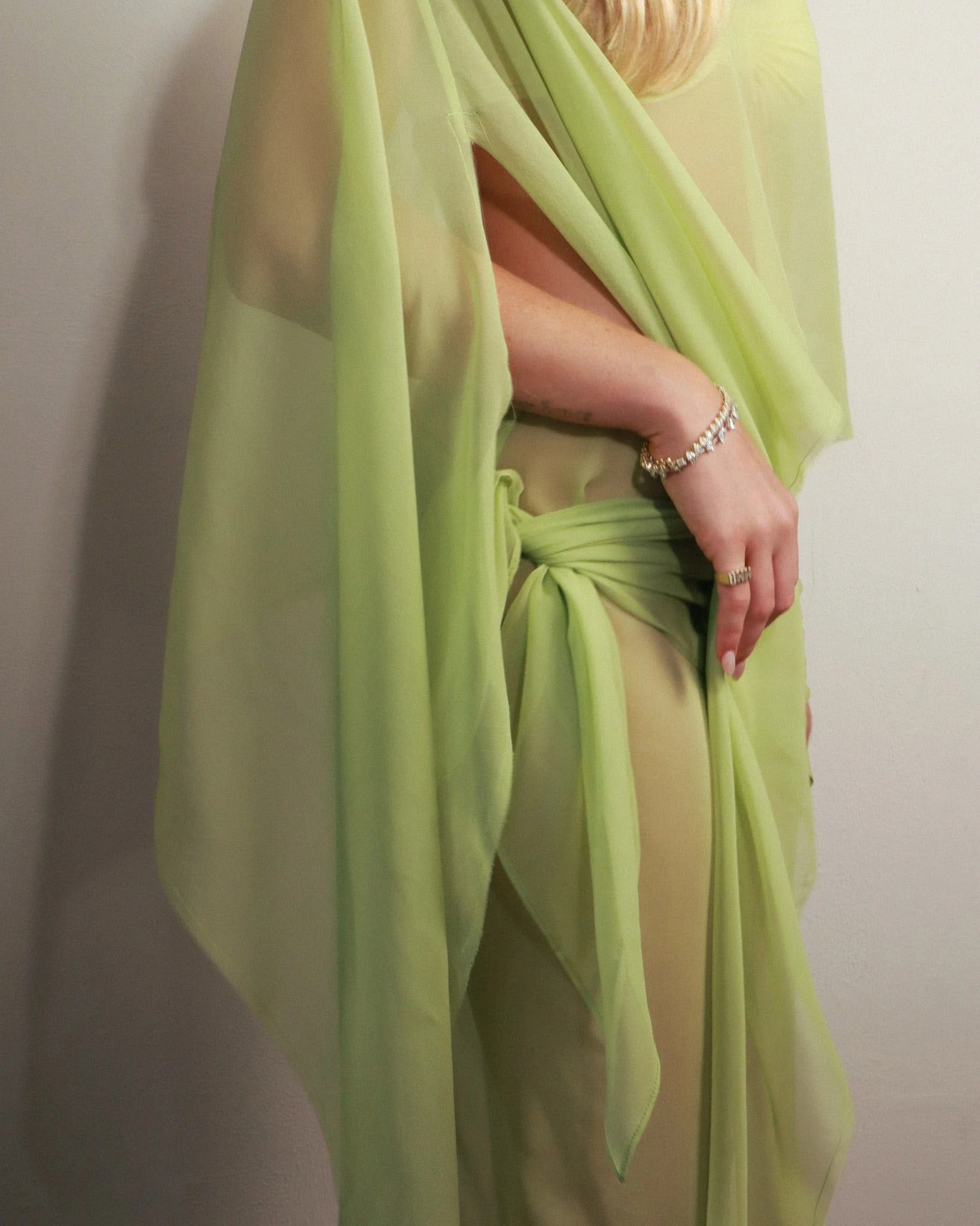 Hadley Poncho in Kiwi - Image 7