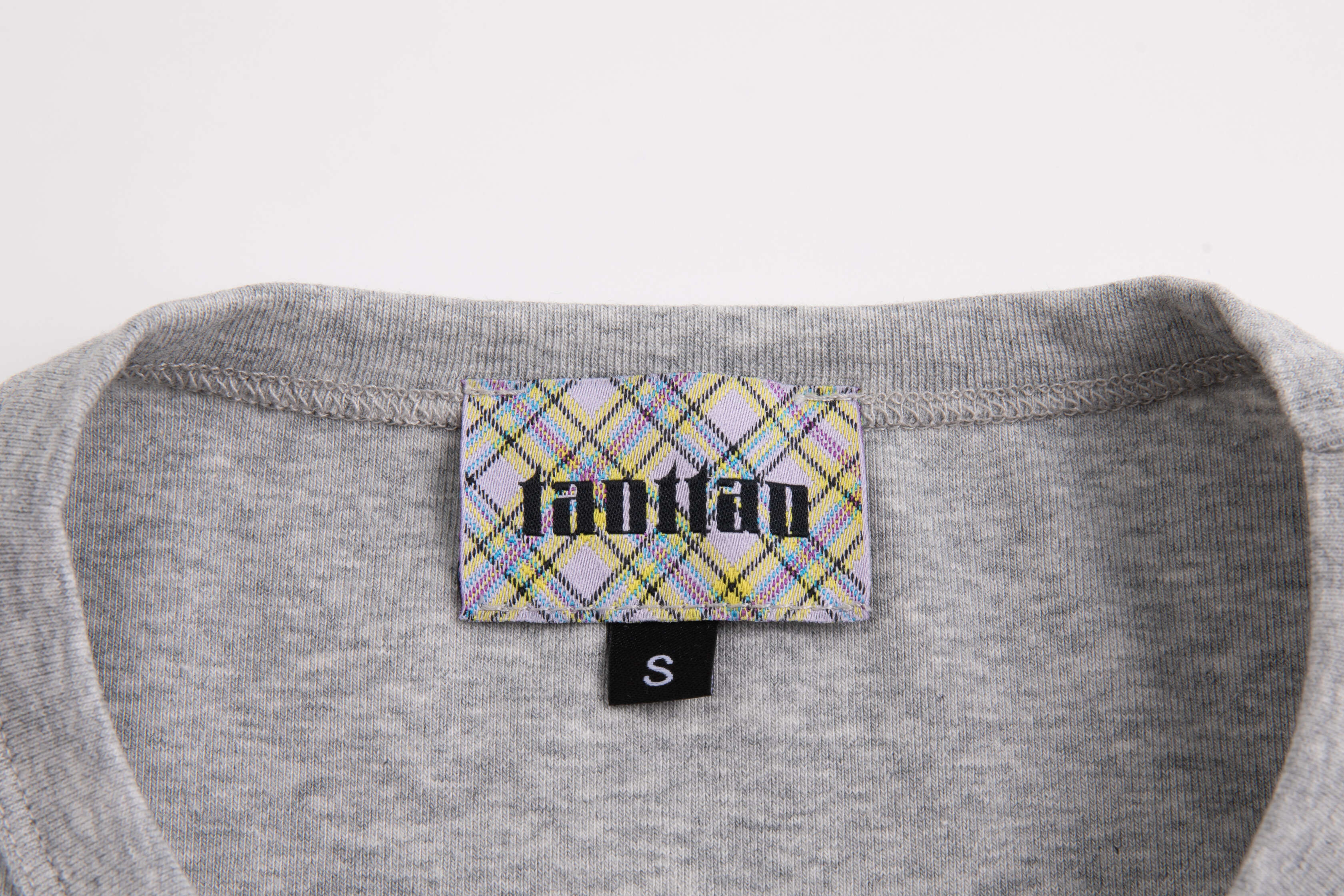 Lace Plaid Patchwork Tee Porcelain Plaid - Image 8