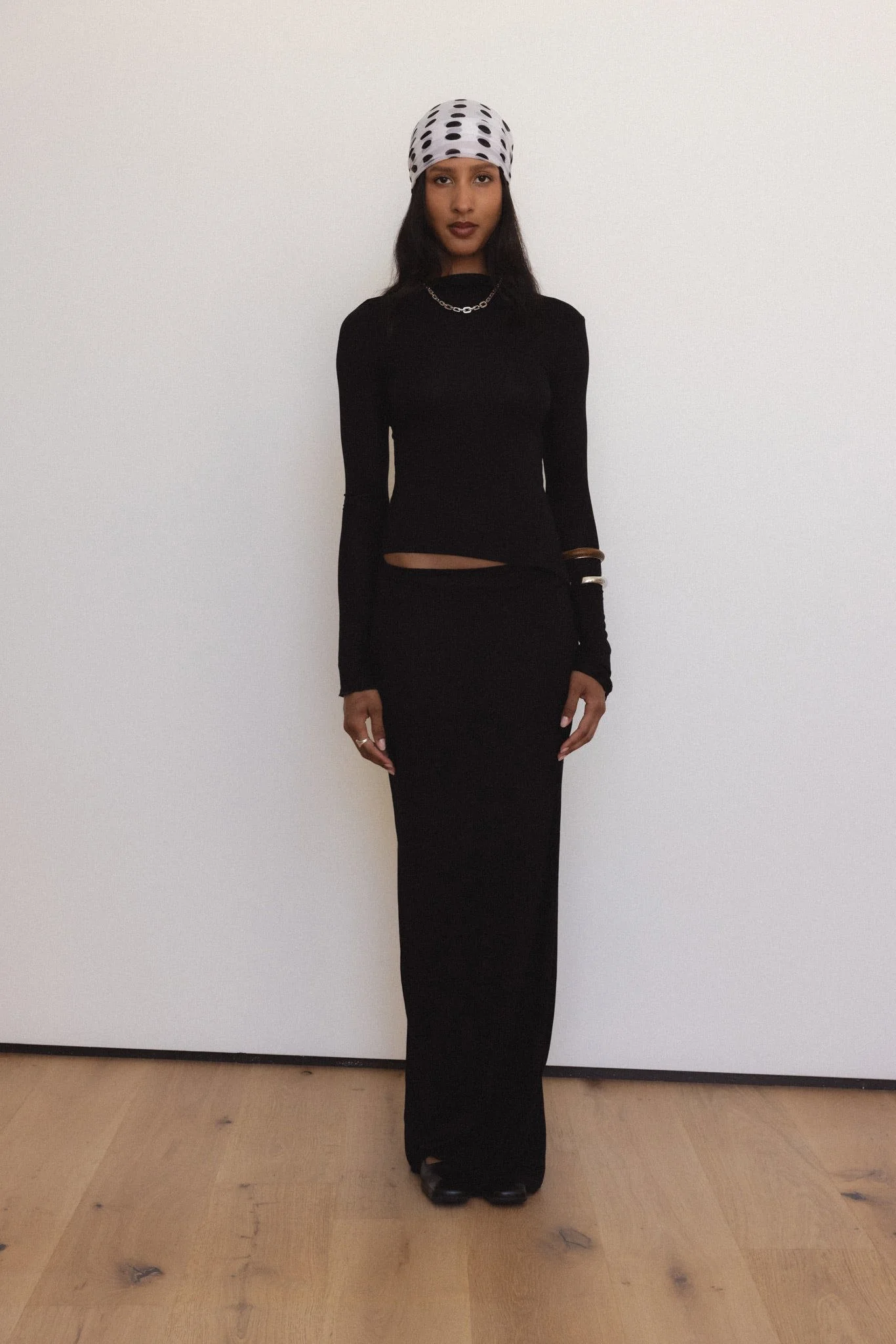 Demeter Long Sleeve Top in Midnight - Image 5