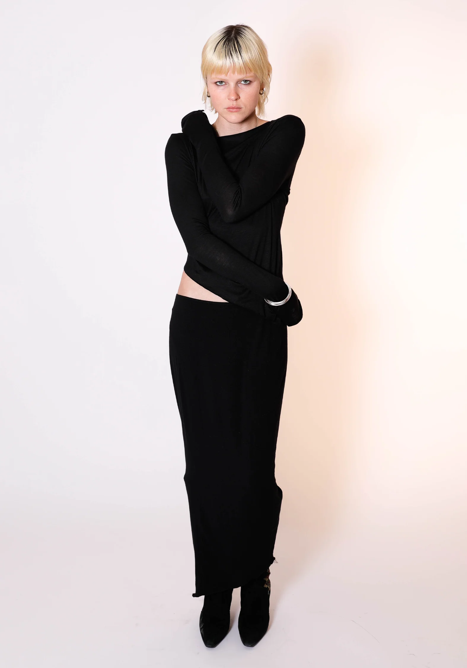 Demeter Long Sleeve Top in Midnight - Image 8