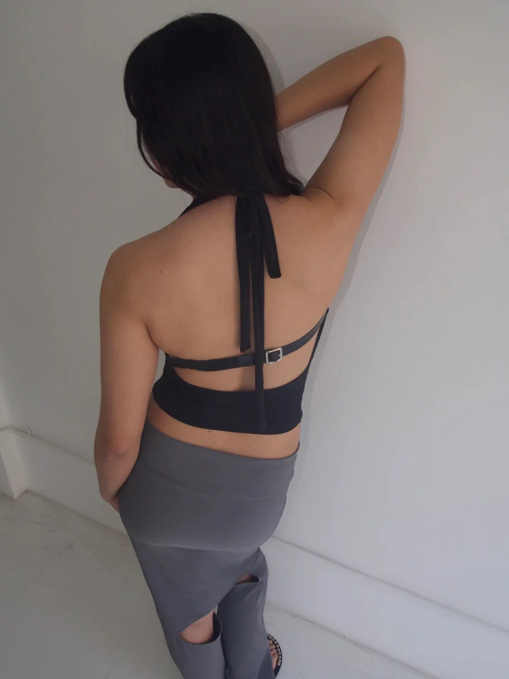 MULTIPLE USES TOP WITH LEATHER BELT - Image 6