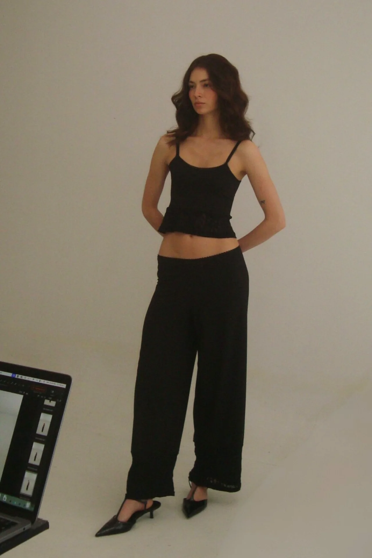 Nina Cotton & Lace Tank Top - Image 7