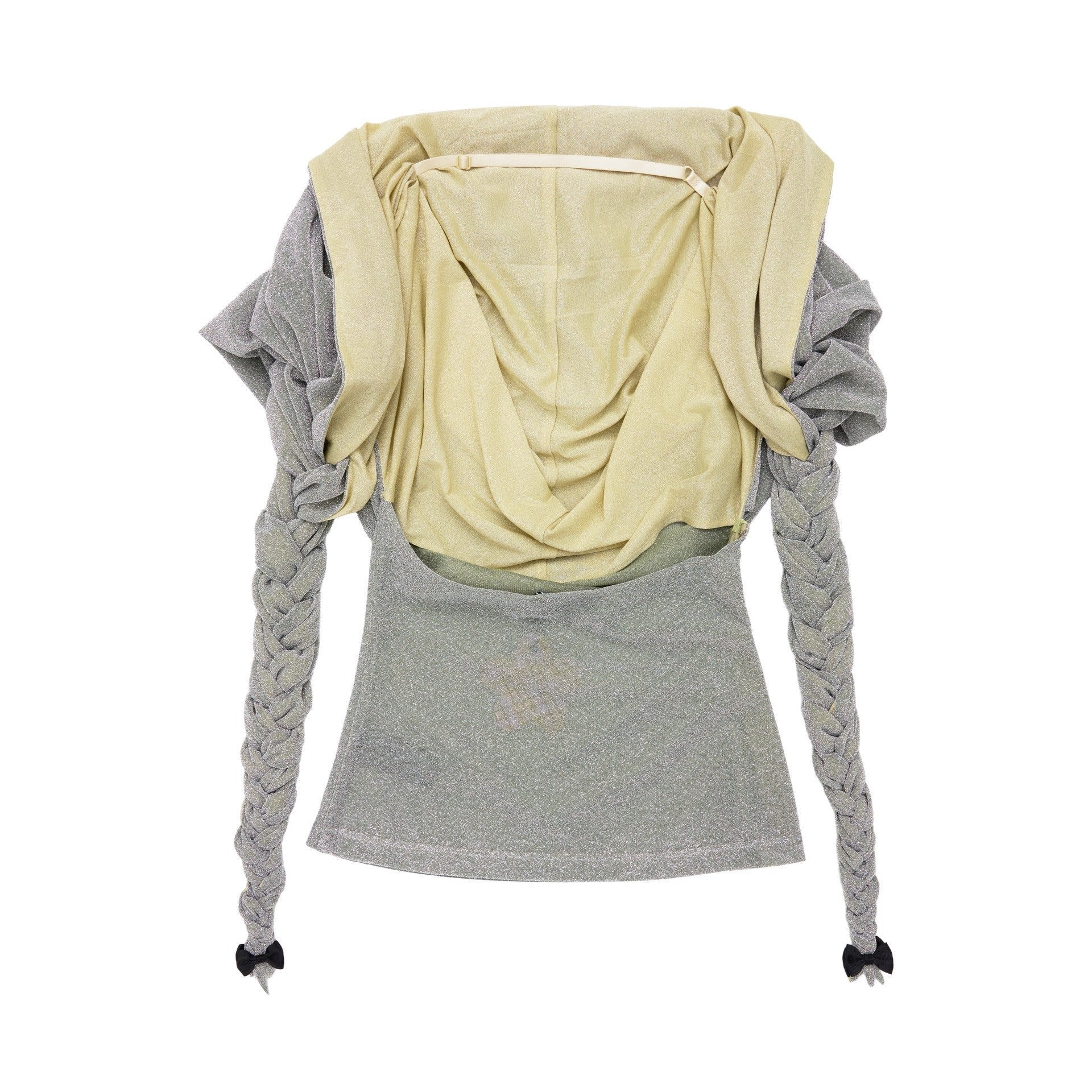 Open Back Braided Drap Top - Image 6