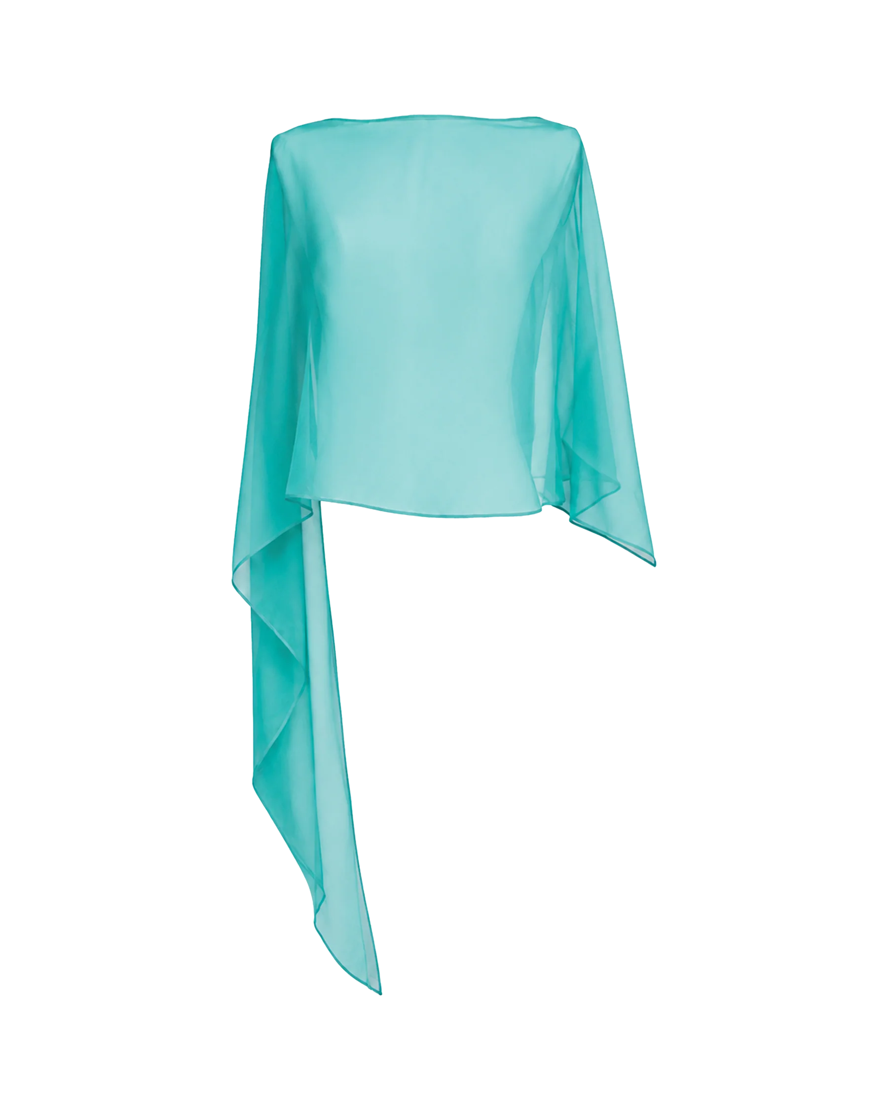 Hadley Poncho in Lagoon - Image 3