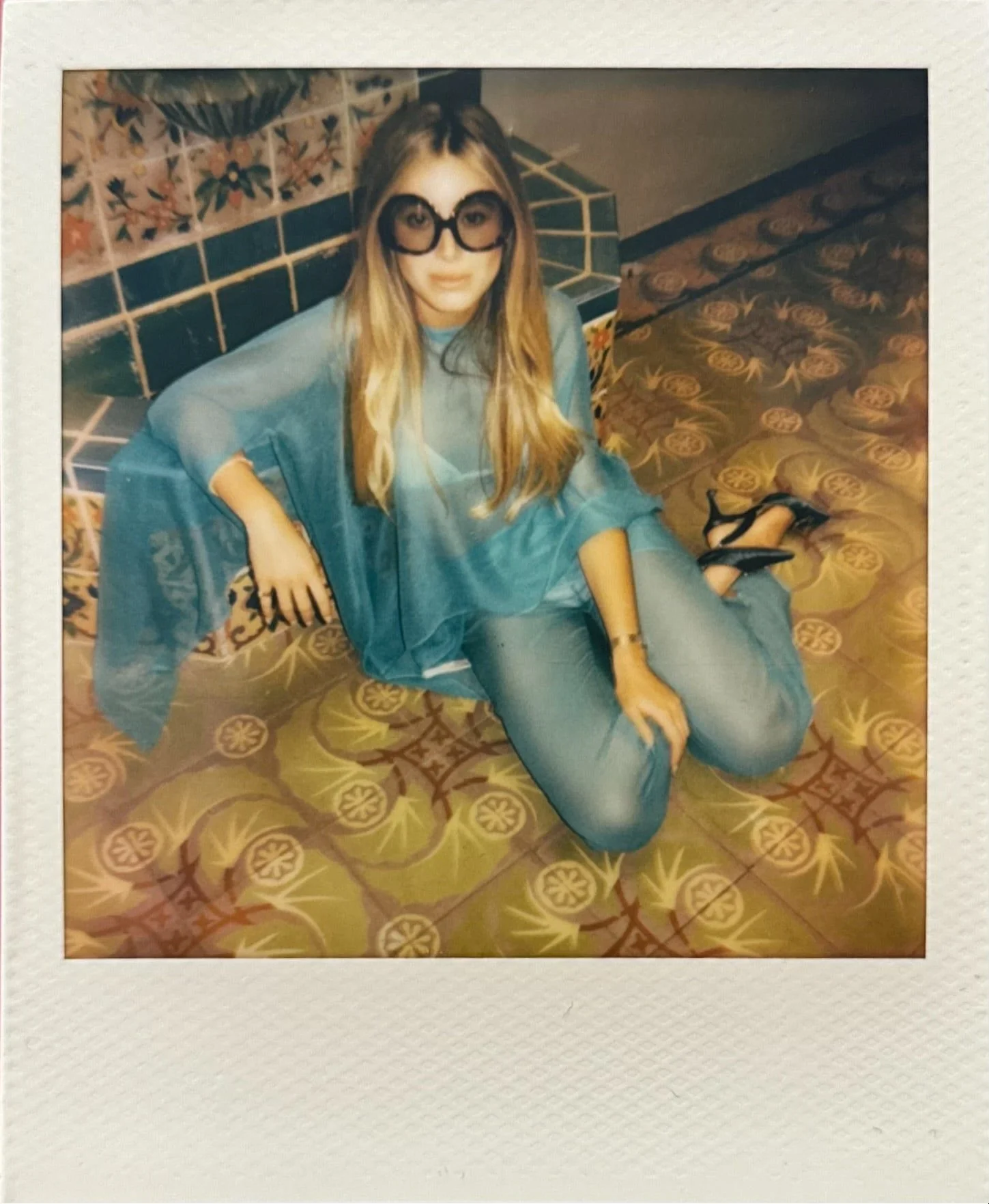Hadley Poncho in Lagoon - Image 7