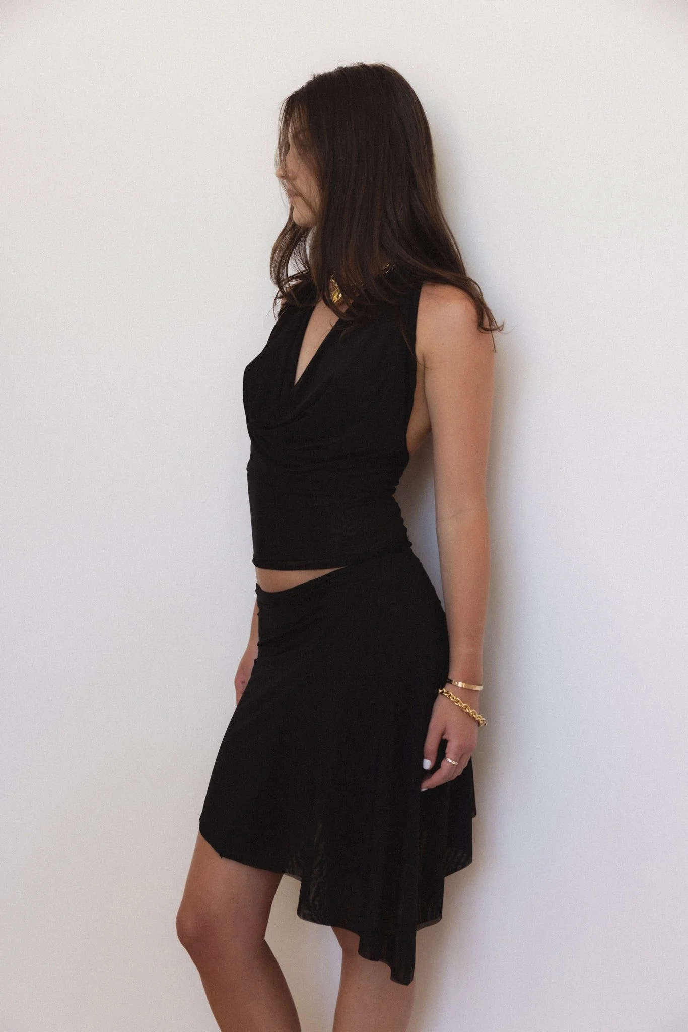 Psyche Top in Midnight Mesh - Image 2