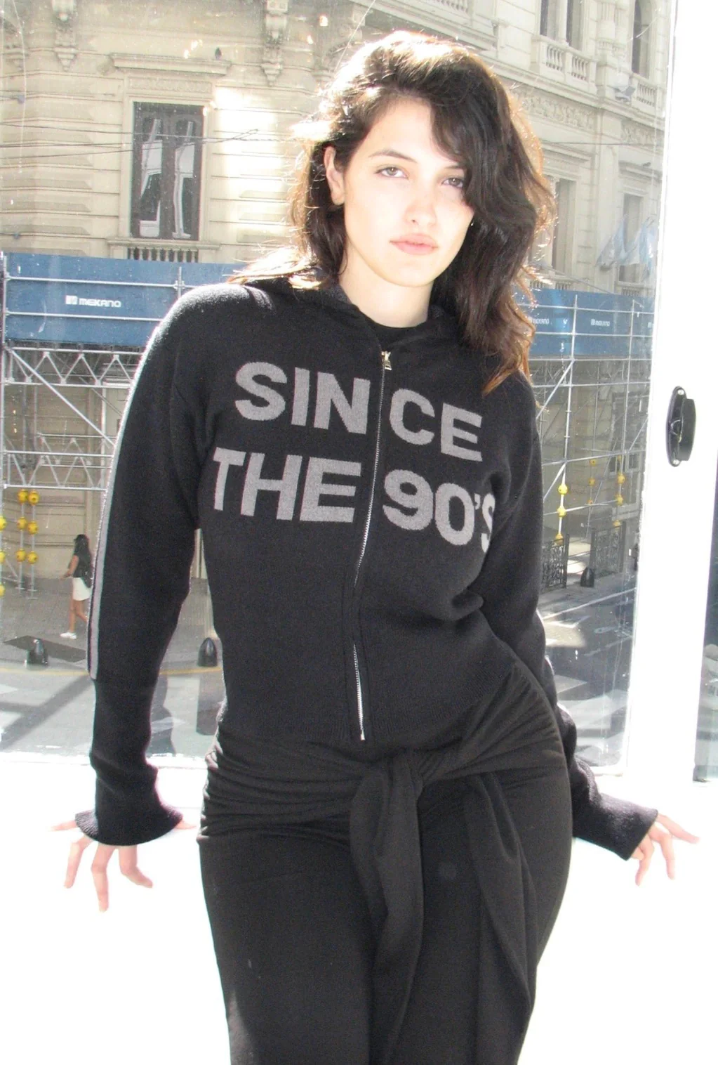 SWEATER SINCE THE 90'S - BLACK WITH GREY LETTERS - Image 5