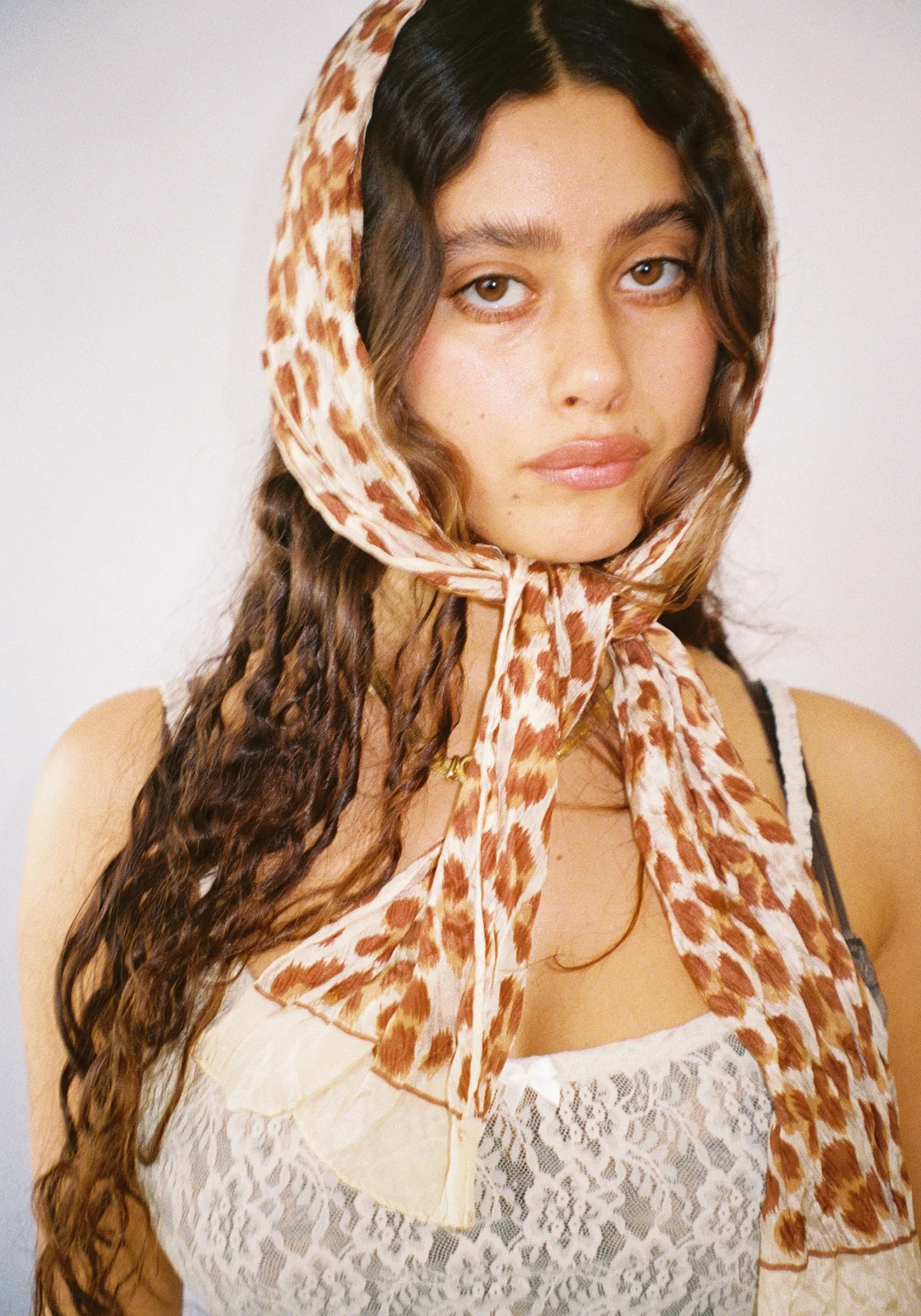 Thalia Tank Top in Sandstone Lace - Image 5