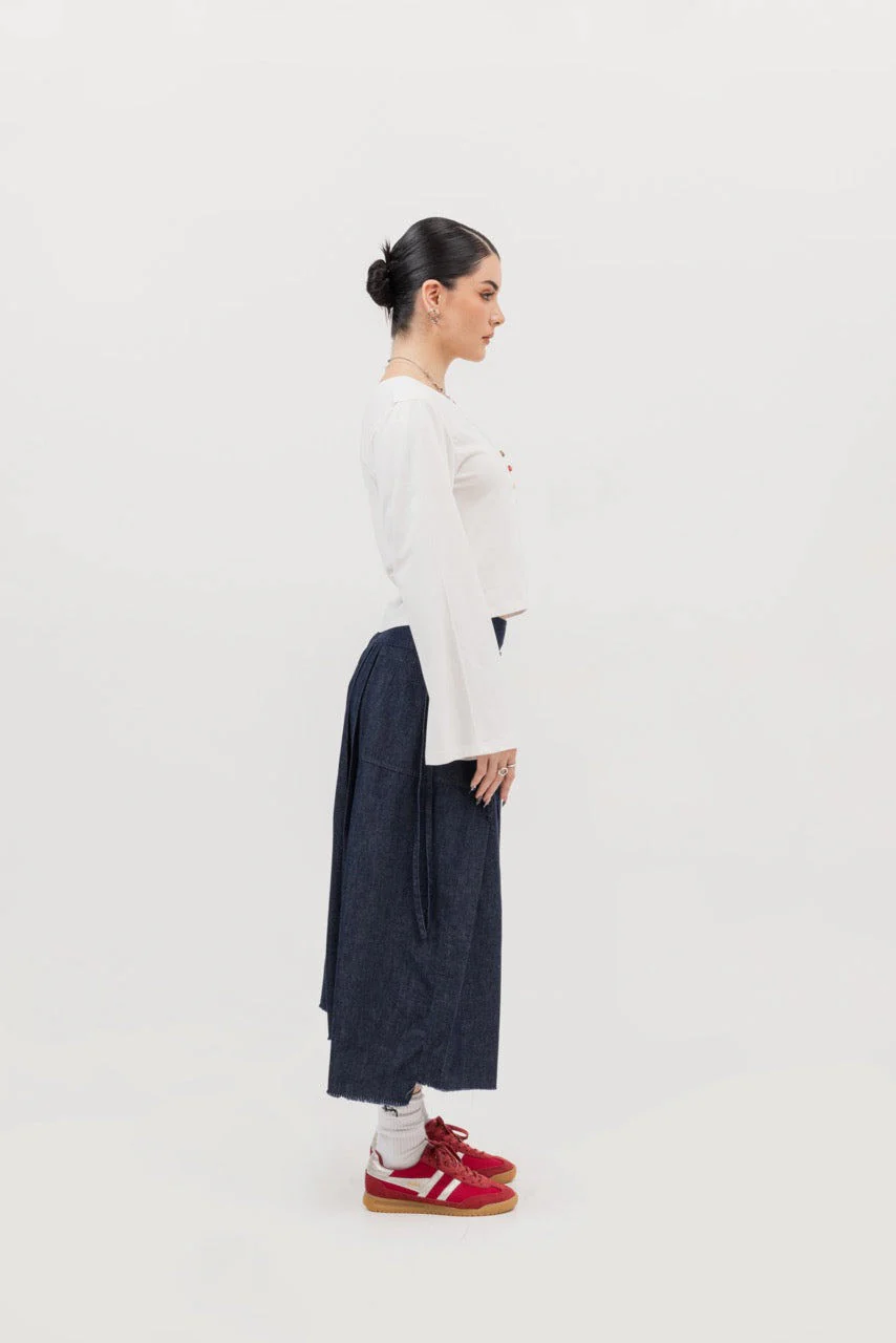 The Mia Skirt- Blue - Image 4