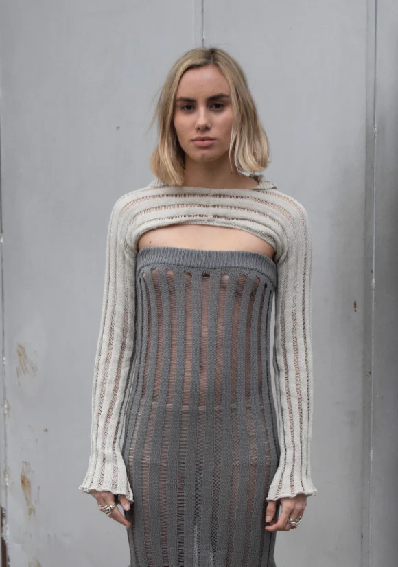 Toshima Hood Knit Sleeves - Image 5